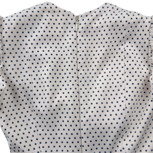 HOUSE OF CB 'Ellery' Polka Dot Puff Sleeve Midi Sundress - Picture 4 of 7